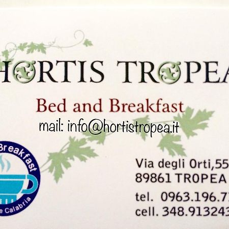B&B Hortis Tropea Exterior foto