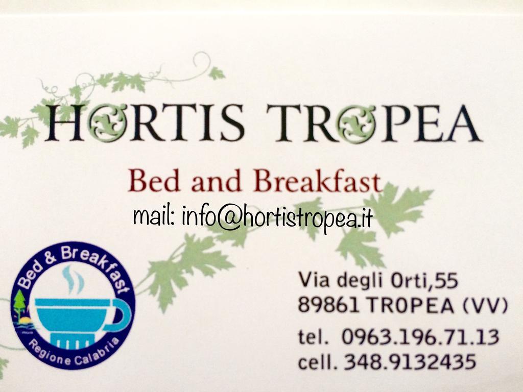 B&B Hortis Tropea Exterior foto